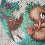 Fantail Flurry Round Puzzle - 100 Piece