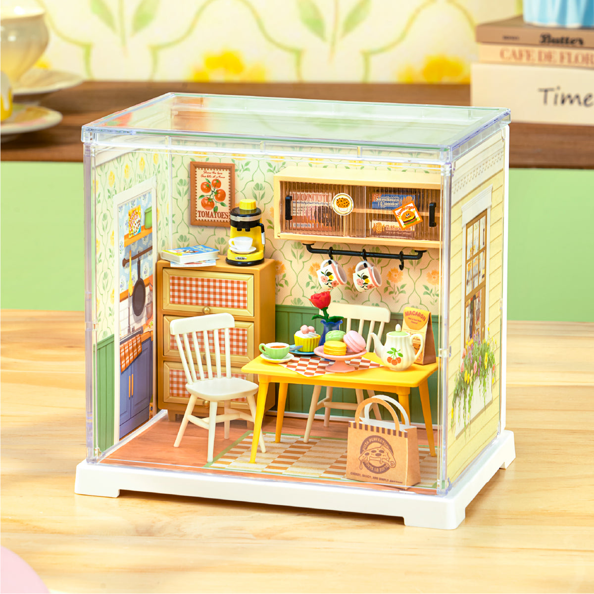 Rolife: Floral Dining Room - Super Creator Plastic DIY Miniature Puzzle