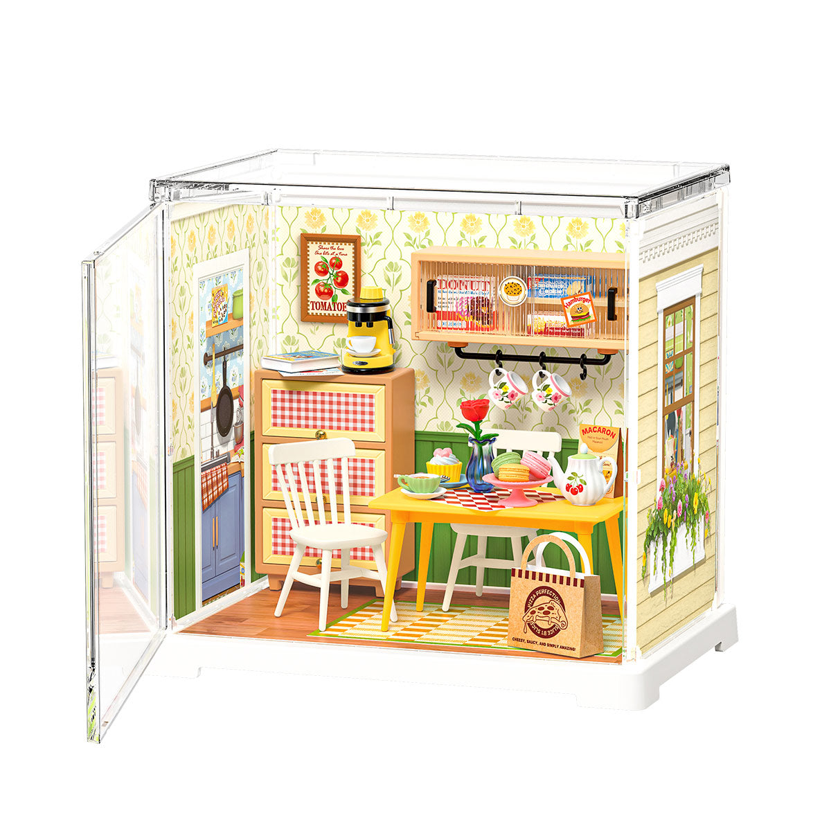 Rolife: Floral Dining Room - Super Creator Plastic DIY Miniature Puzzle
