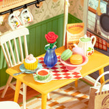 Rolife: Floral Dining Room - Super Creator Plastic DIY Miniature Puzzle