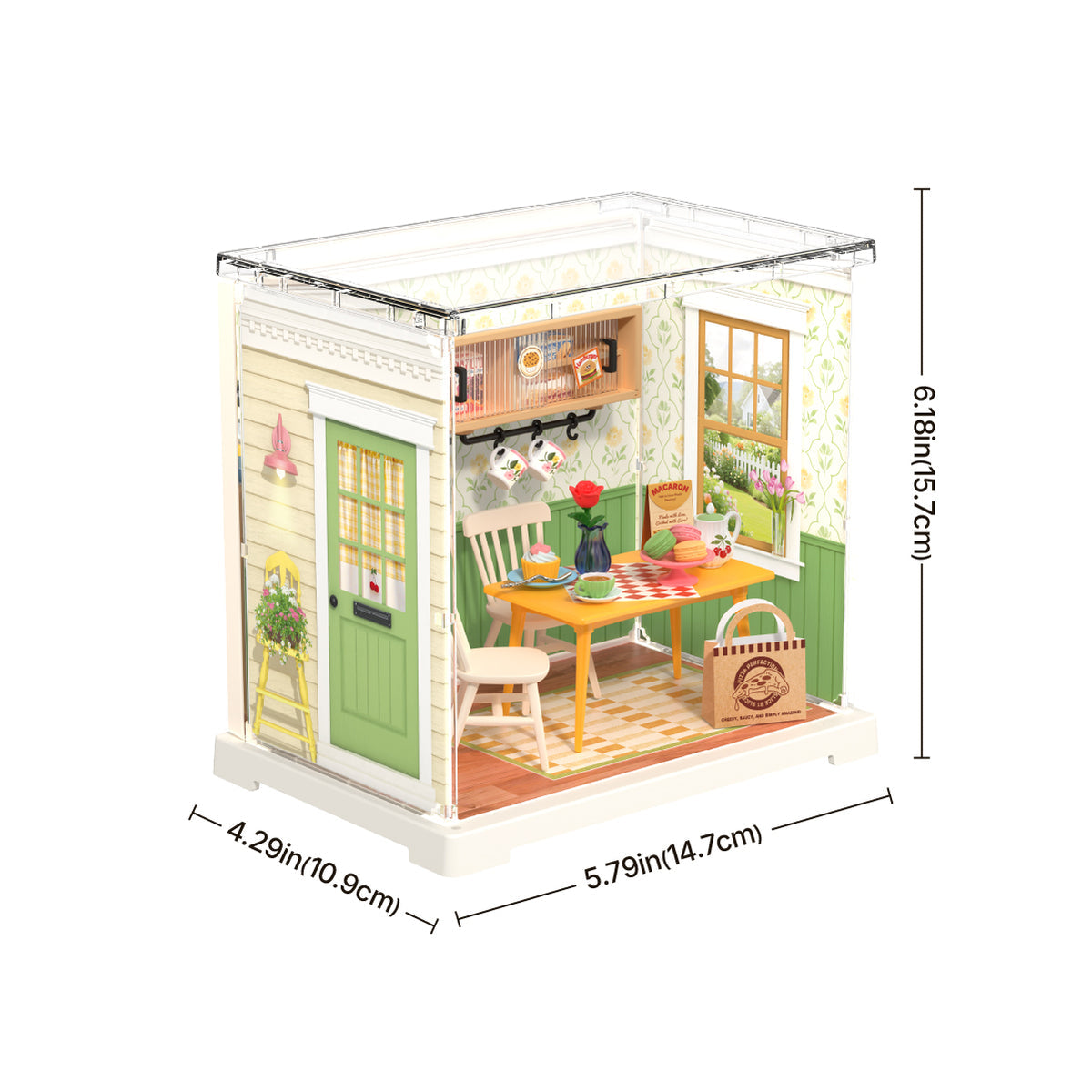 Rolife: Floral Dining Room - Super Creator Plastic DIY Miniature Puzzle