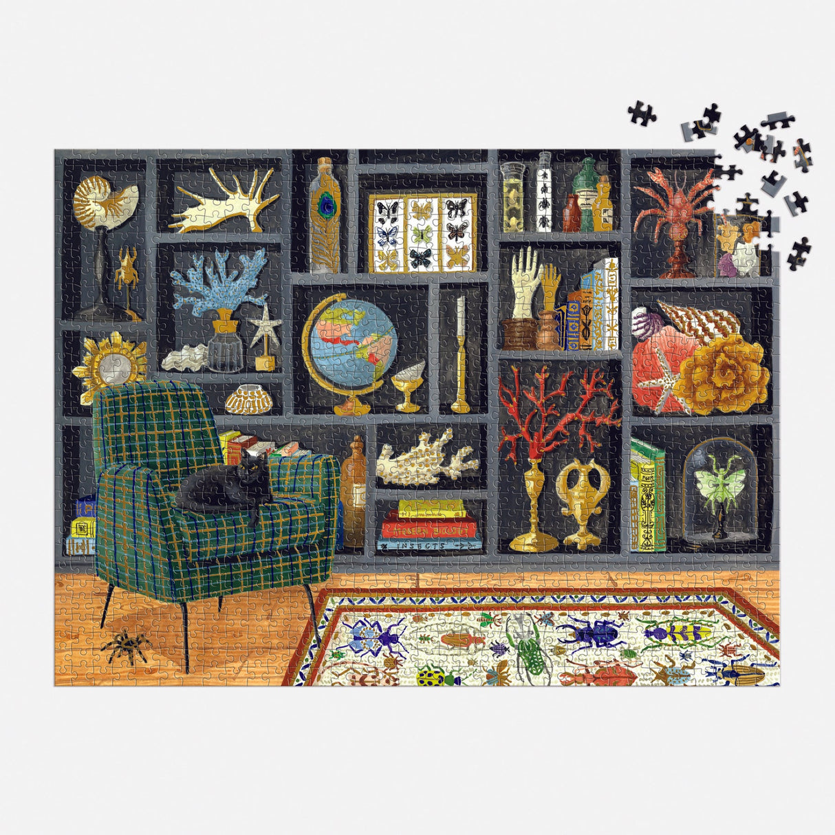 Galison Eclectic Treasures Foil Puzzle - 1000 Piece