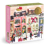 Galison Snowfall on Main Street Foil Puzzle - 1000 Piece