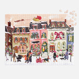 Galison Snowfall on Main Street Foil Puzzle - 1000 Piece