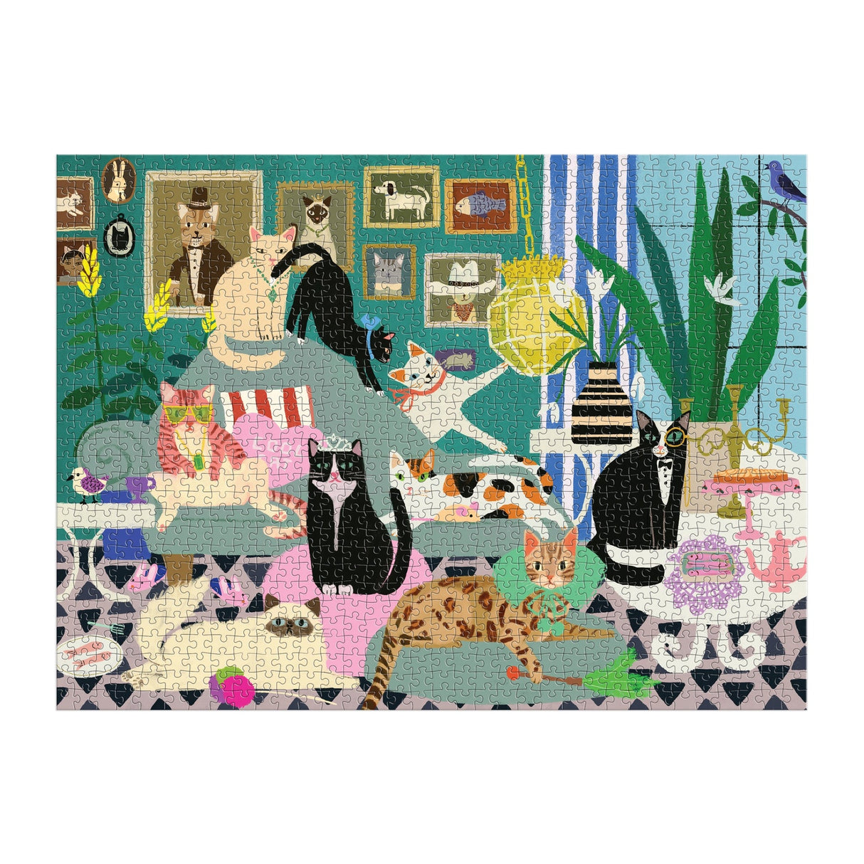 Galison Glamour Cats Puzzle - 1000 Piece