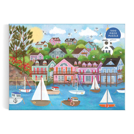 Galison Joy Laforme Harbor by the Sea Puzzle - 1000 Piece