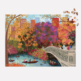 Galison Joy Laforme Autumn on Bow Bridge Puzzle - 1000 Piece