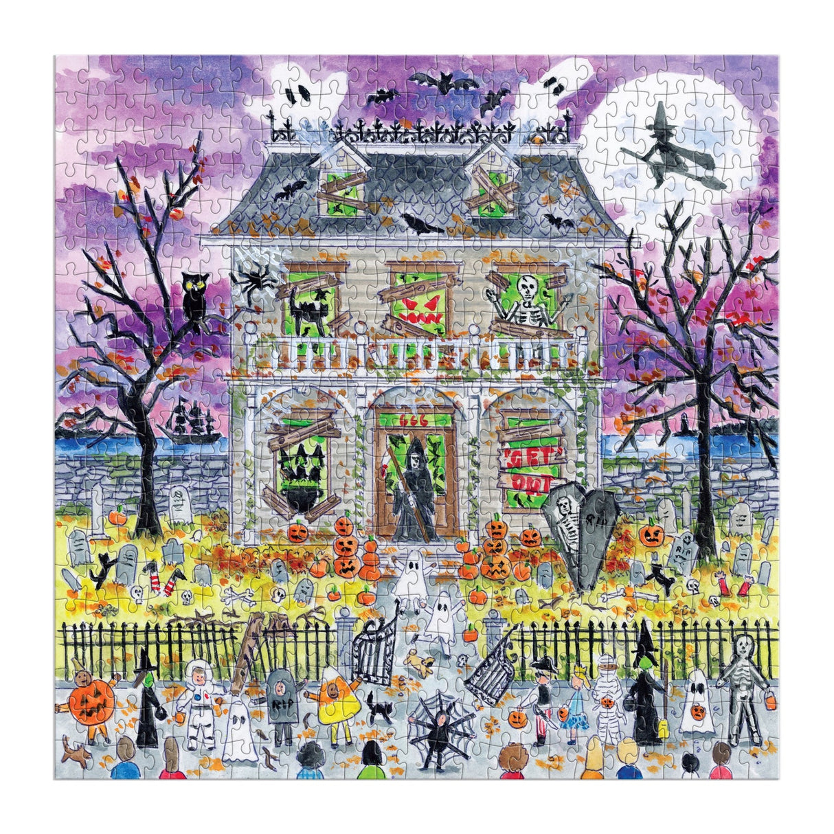 Galison House, Glow in the Dark Puzzle - 500 Piece