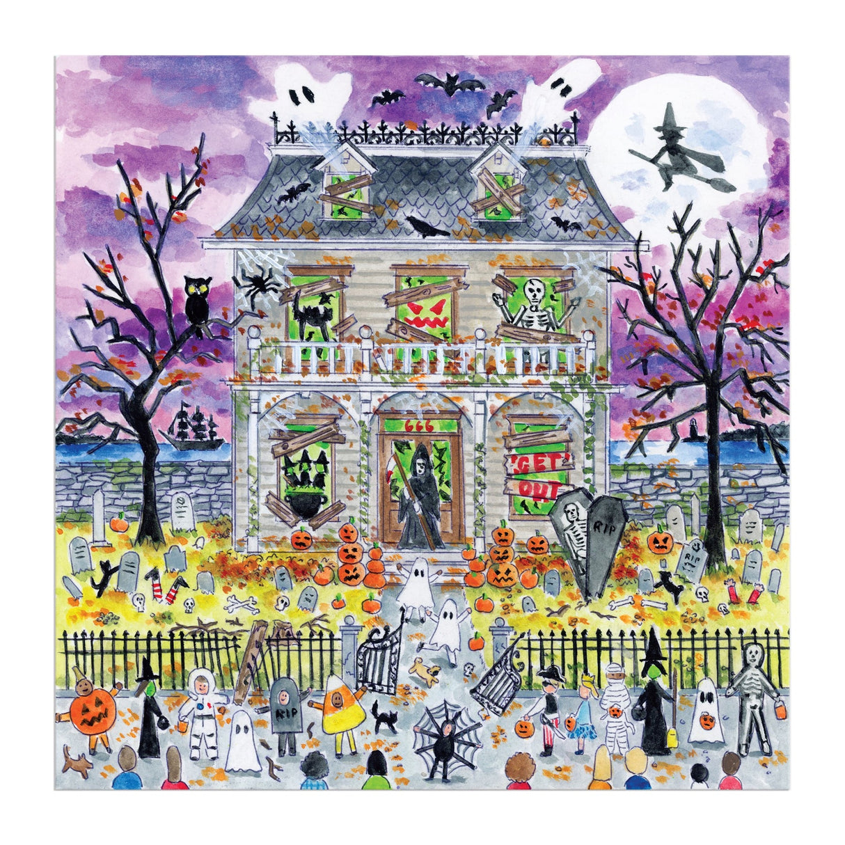Galison House, Glow in the Dark Puzzle - 500 Piece