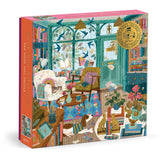 Galison Bookshop Afternoon Foil Puzzle - 500 Piece