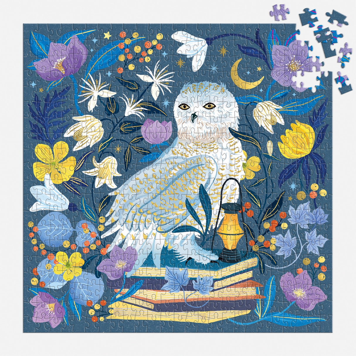 Galison Celestial Owl Foil Puzzle - 500 Piece