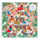Galison Festive Feathers Foil Puzzle - 500 Piece