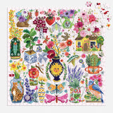 Galison Buzzy Bouquets Puzzle - 500 Piece