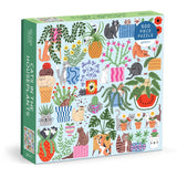 Galison Cats in the Houseplants Puzzle - 500 Piece