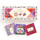 Galison Joy Laforme Charm Cards, 12 cards, 90 Pieces of Confetti