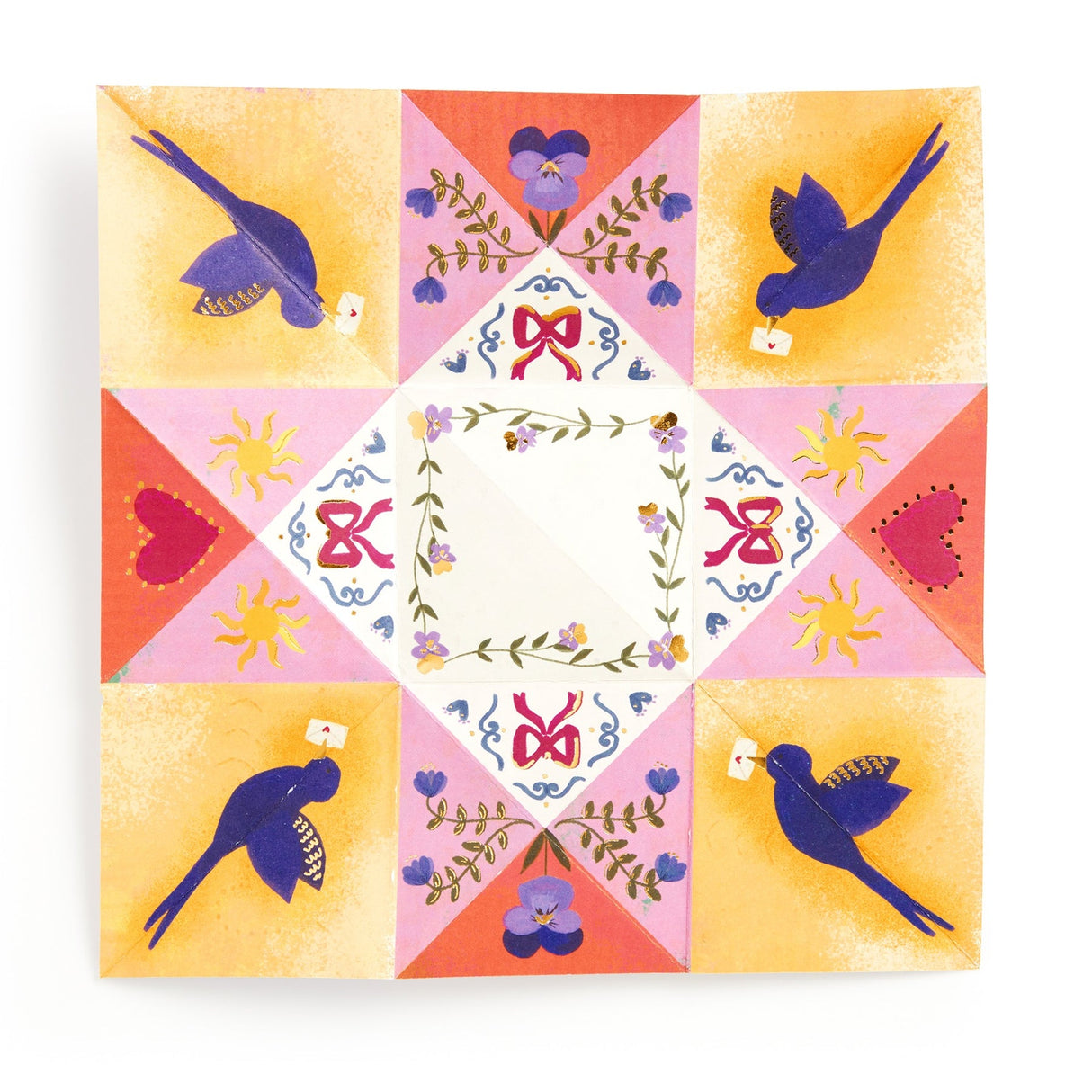 Galison Joy Laforme Charm Cards, 12 cards, 90 Pieces of Confetti