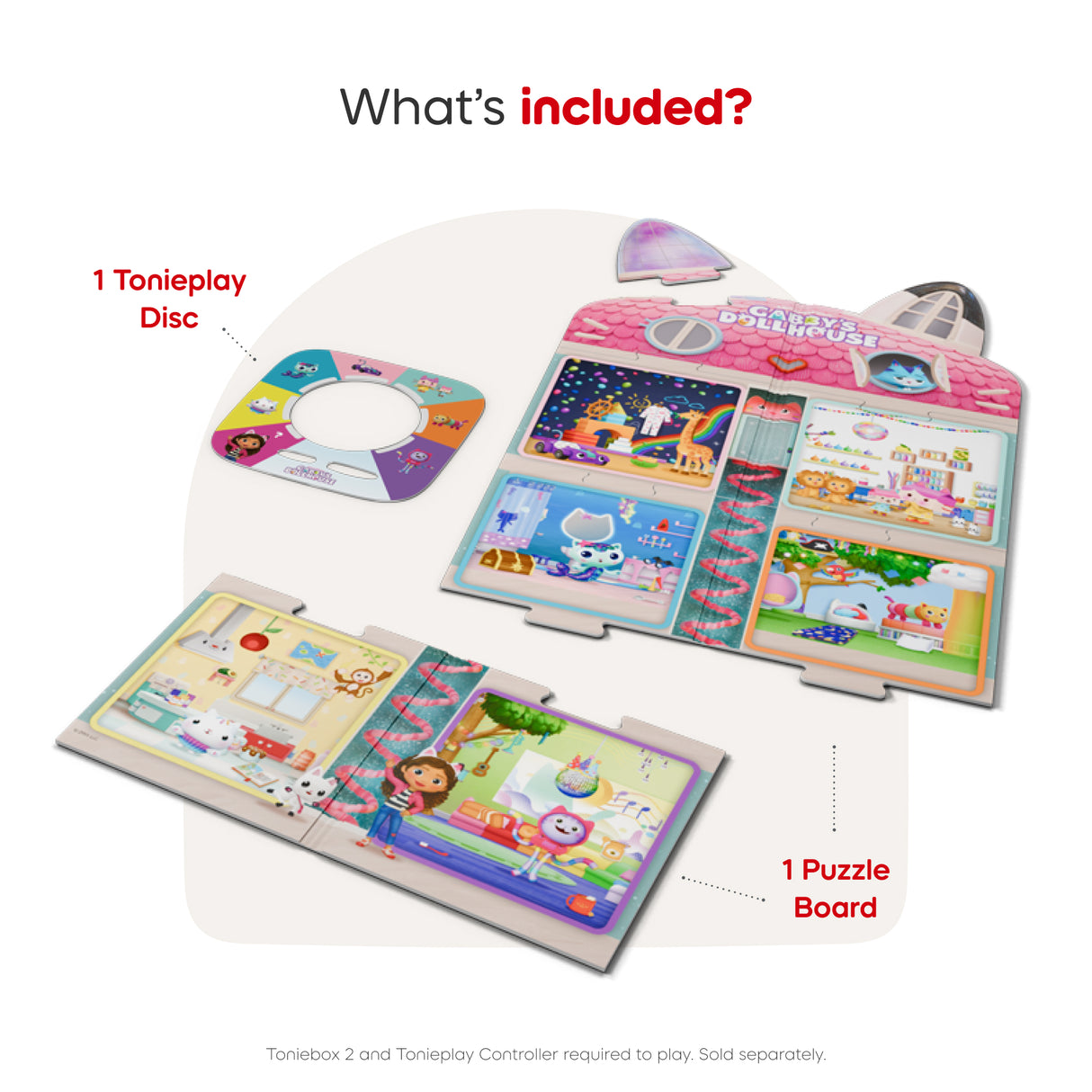 tonies: Tonieplay Gabby's Dollhouse - Gabby's Cat-tastic Scavenger Hunt Game