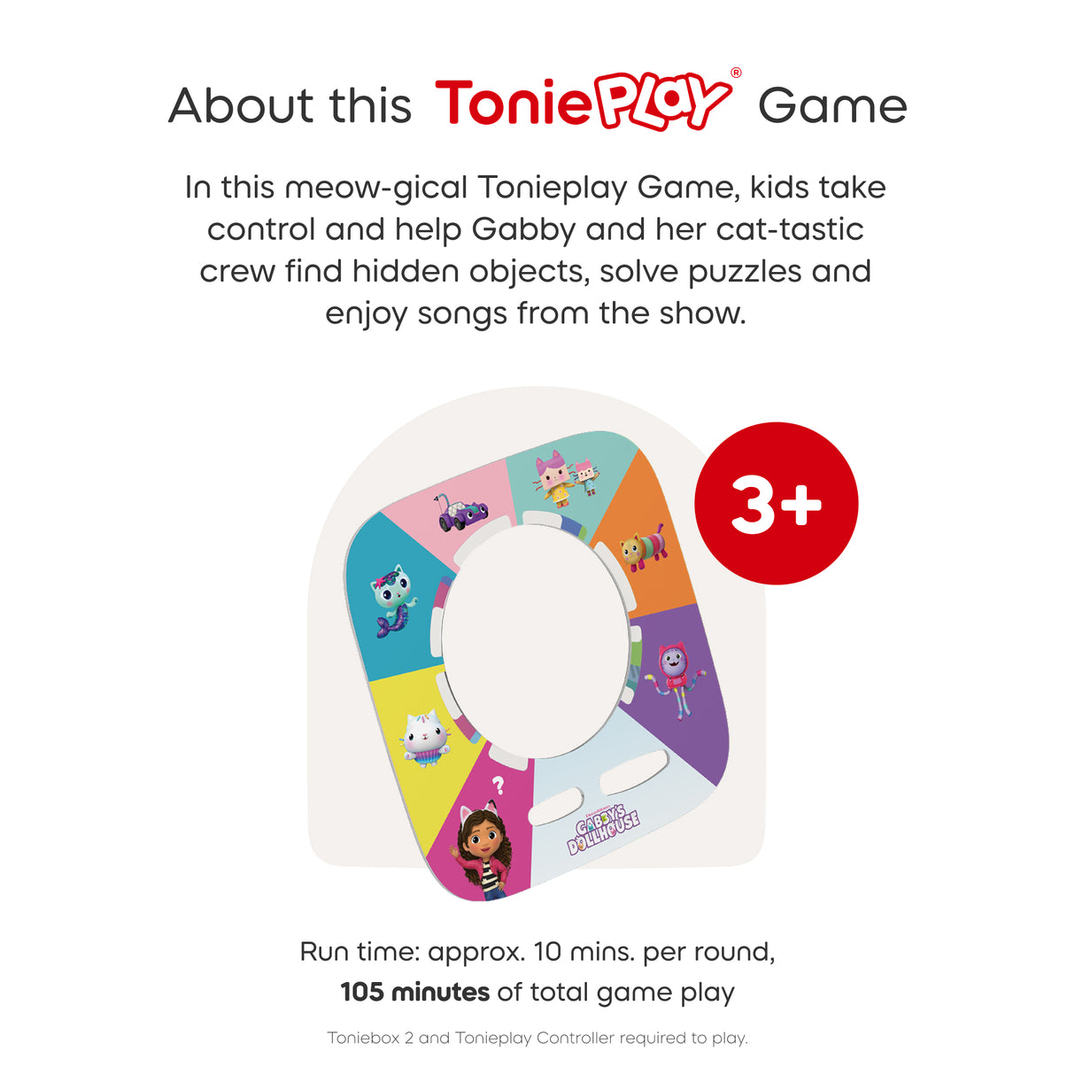 tonies: Tonieplay Gabby's Dollhouse - Gabby's Cat-tastic Scavenger Hunt Game
