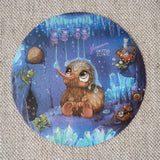 Glowworm Glitter Critter Round Puzzle - 100 piece