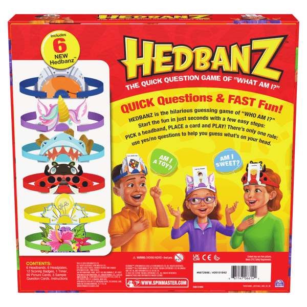 Hedbanz Game 3rd Edition