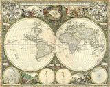 Mindbogglers Gold 1500pc Jigsaw Puzzle - Vintage World Map