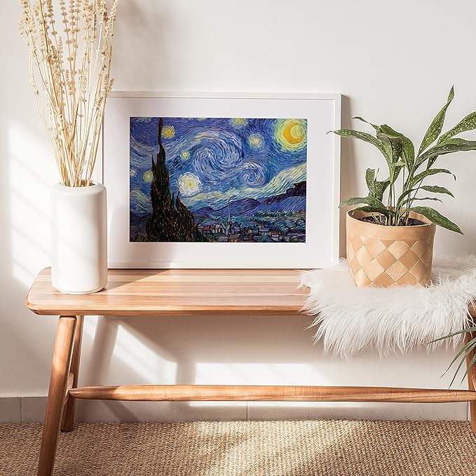 Mindbogglers Gold 500pc Jigsaw Puzzle - Starry Night by Van Gogh