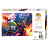 Mindbogglers Gold 500pc Jigsaw Puzzle - Dragon Riders