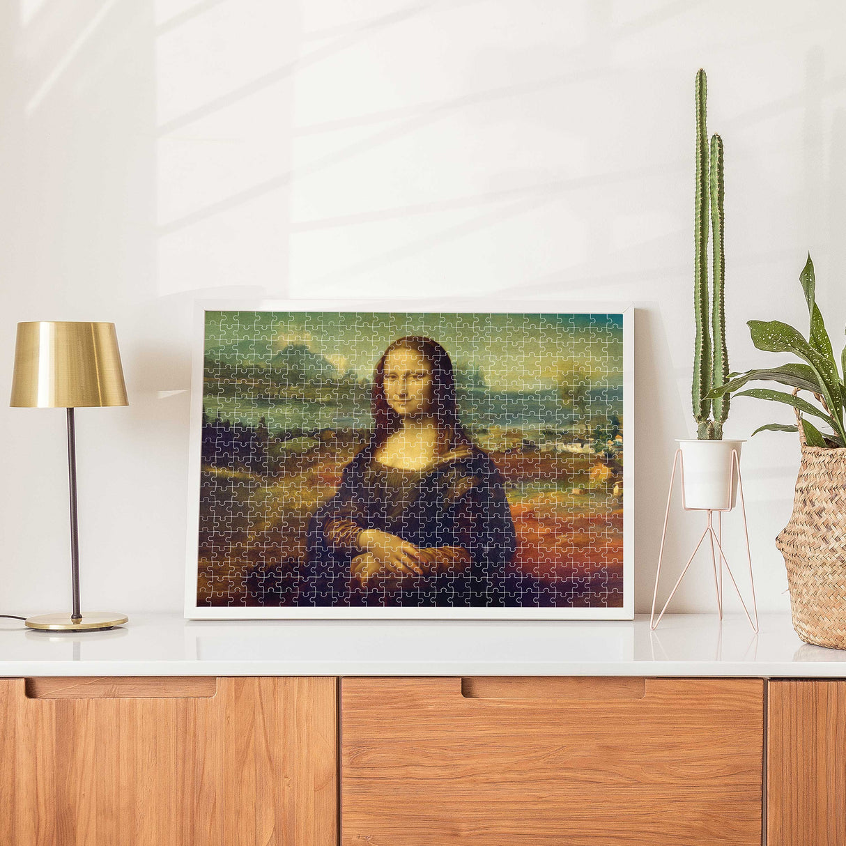 Mindbogglers Gold 500pc Jigsaw Puzzle - Mona Lisa
