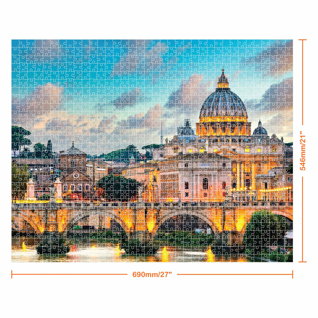 Mindbogglers 1000pc Jigsaw Puzzle - St. Peters Basilica