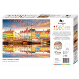 Mindbogglers 1000pc Jigsaw Puzzle - Nyhavn Copenhagen Denmark