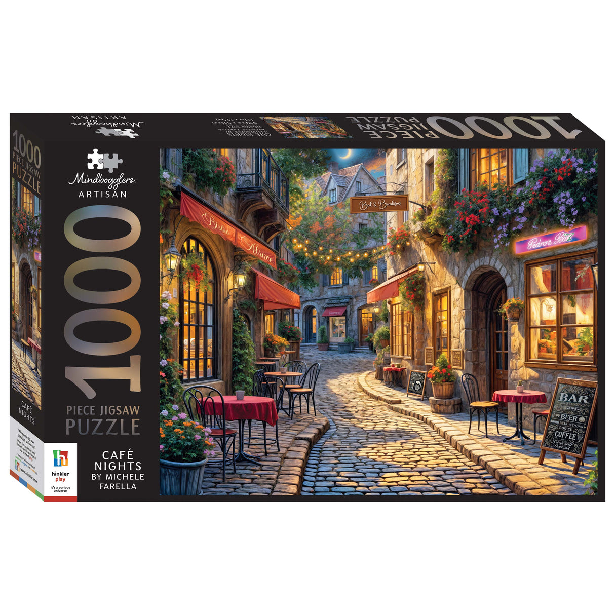 Mindbogglers Artisan 1000pc Jigsaw Puzzle - Cafe Nights
