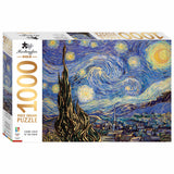 Mindbogglers Gold 1000pc Jigsaw Puzzle - Starry Night by Van Gogh