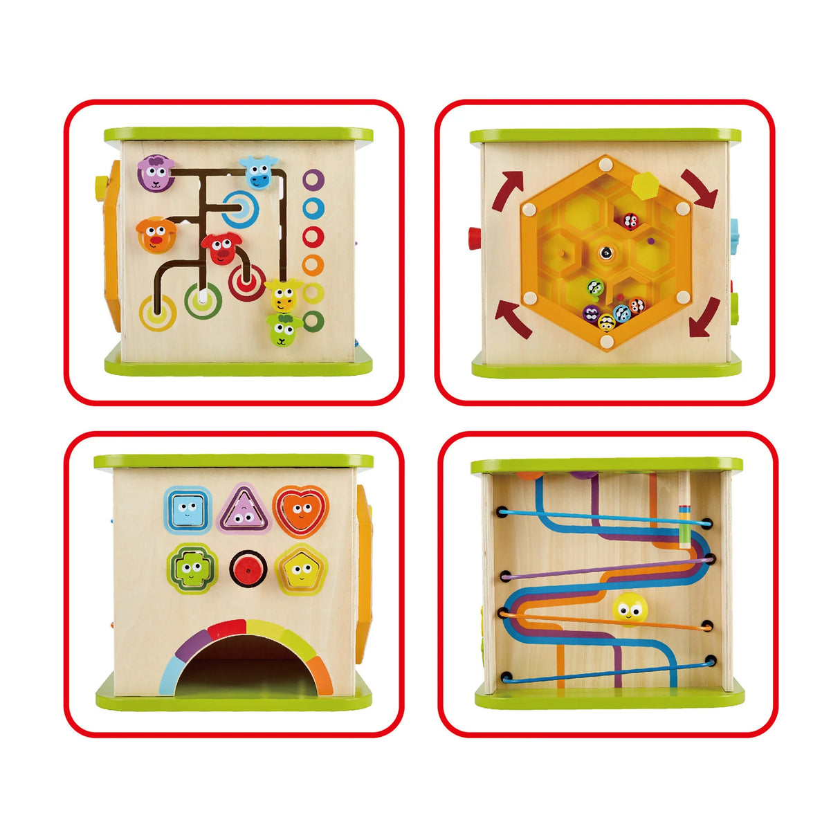 Hape: Country Critters Play Cube