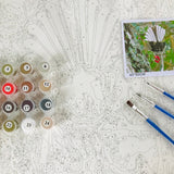 Kiwi Paint By Numbers - Fantail - Piwakawaka