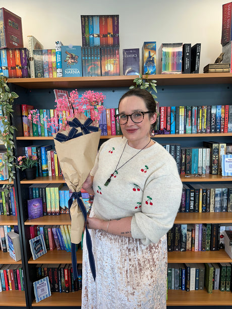 Bookquet for Mother's Day - Pink Flowers