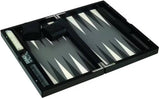 Dal Rossi: 18" Carbon Fibre Finish Backgammon Set