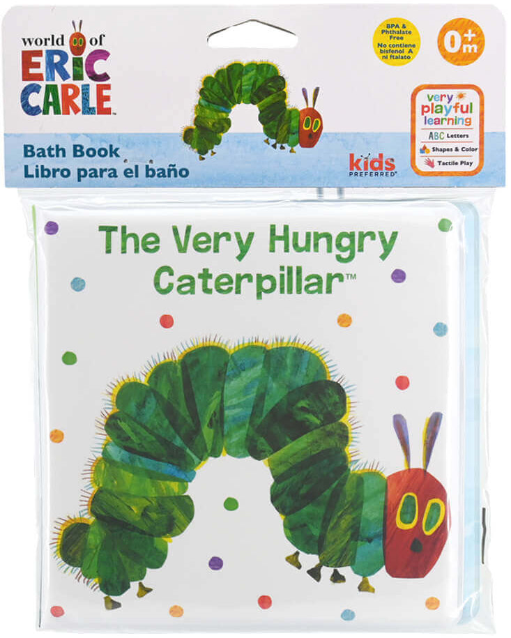 The Very Hungry Caterpillar - Vinyl Bath Book