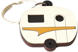 Ian Blackwell: Keeper Keyring - Yellow Caravan