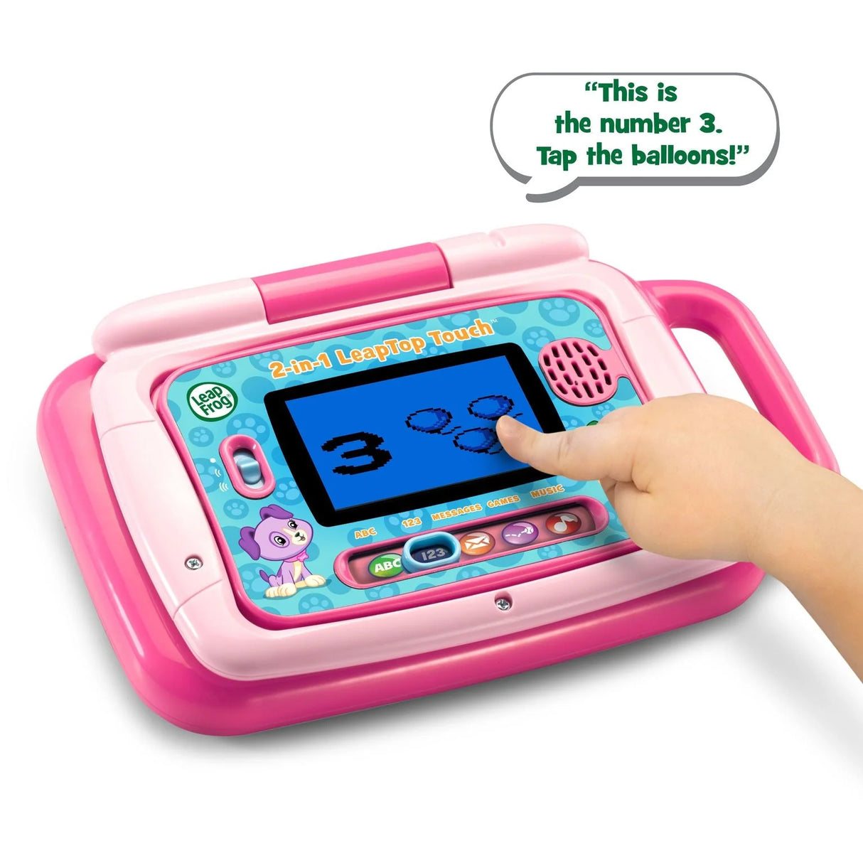 LeapFrog 2 'n 1 Leaptop Touch (Violet)