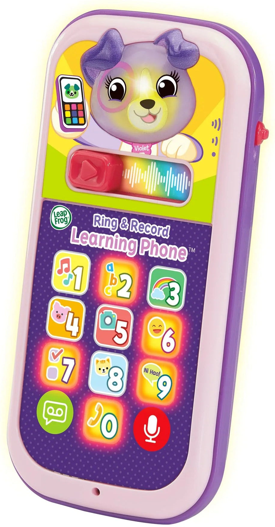 LeapFrog Violet's Ring & Record Learning Phone