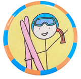 The Seriously Epic Holiday of Lottie Brook Pin Badge