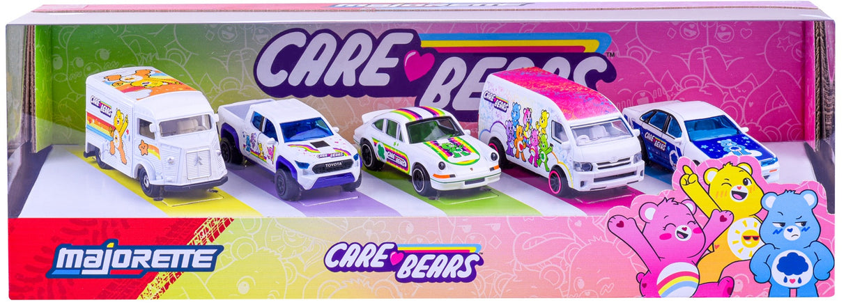 Majorette: Care Bears Cars - 5 Piece Gift Pack