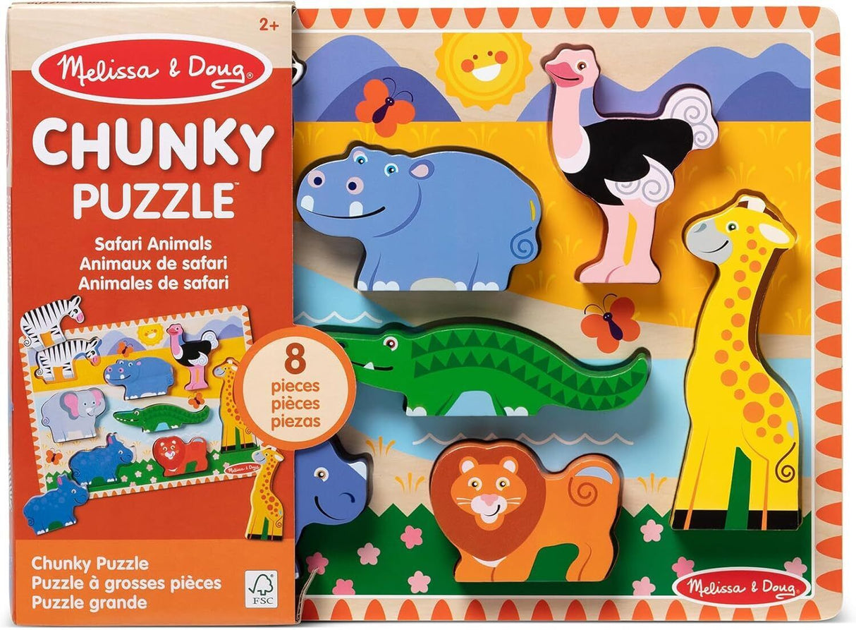Melissa & Doug - Safari Chunky Puzzle