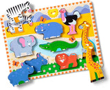 Melissa & Doug - Safari Chunky Puzzle