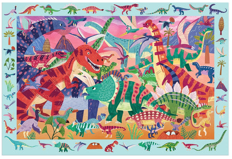 MudPuppy: Mighty Dinosaur Search & Find Puzzle - 64pc