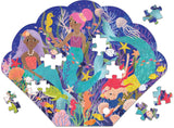 MudPuppy: Mermaid Cove Shaped Scene Puzzle - 75pc