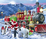 Mindbogglers 1000pc Jigsaw Puzzle - Christmas Santa's Train