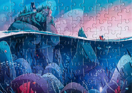 Heol: The Stone Sleeper (Le Dormeur de pierre) Mini Puzzle - 99 Pieces