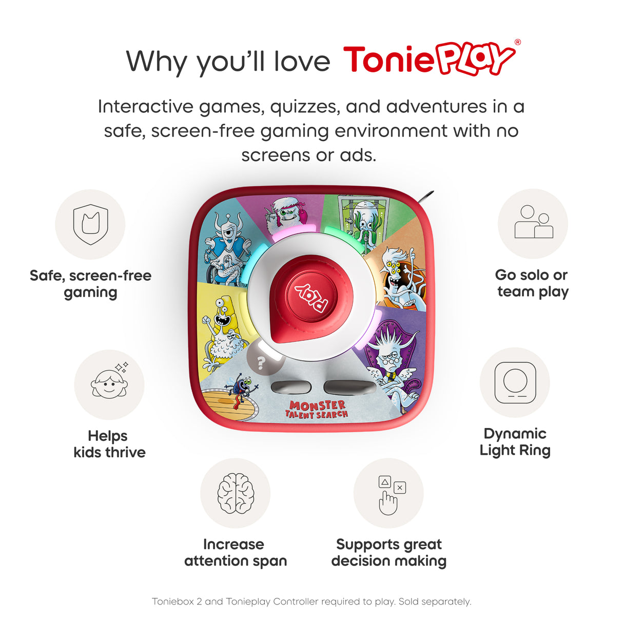 tonies: Tonieplay Monster Talent Search Game