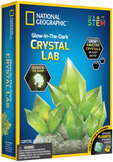 National Geographic Green Glow-in-the-dark Crystal Growing Lab